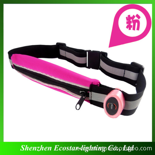 2016 new style led glow running waist bag for men and women cycling waist pack sports gadgets waistpacks
